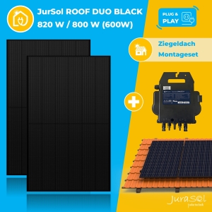 JurSol ROOF Duo Black 820 Watt